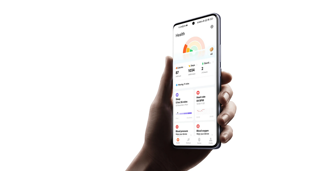 بررسی اطلاعات Redmi Watch 5 در نرم افزار Mi Fitness